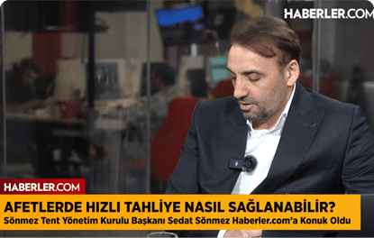 Sönmez Tent Yönetim Kurulu Başkanı Sönmez: Kaçış tüneliyle 15 dakikada 350 kişi tahliye olabilir